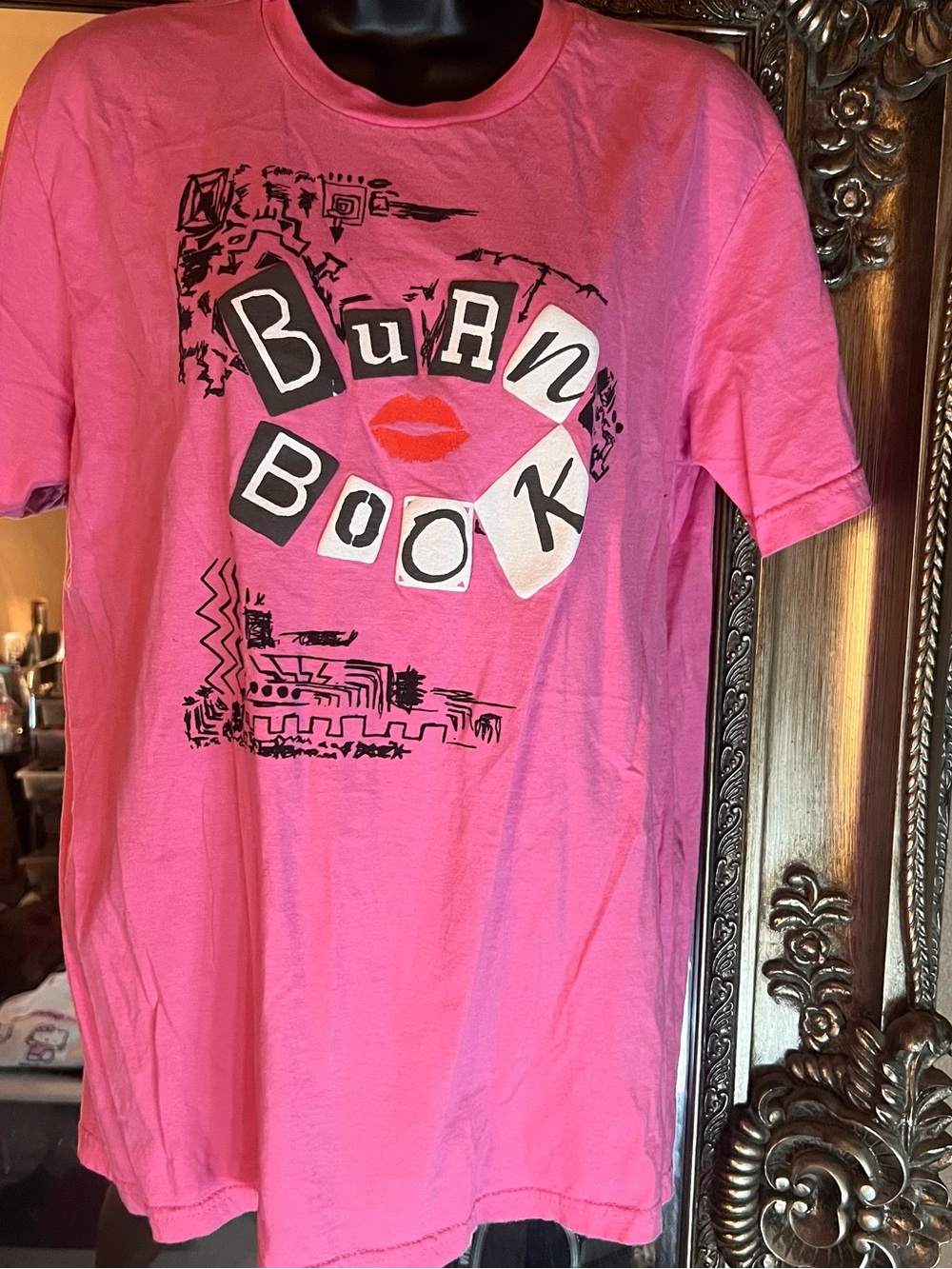 Burn Book Graphic Pink Women's Tee